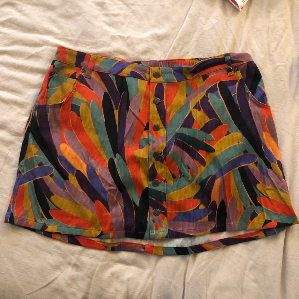 NWT Farm Rio corduroy mini skirt